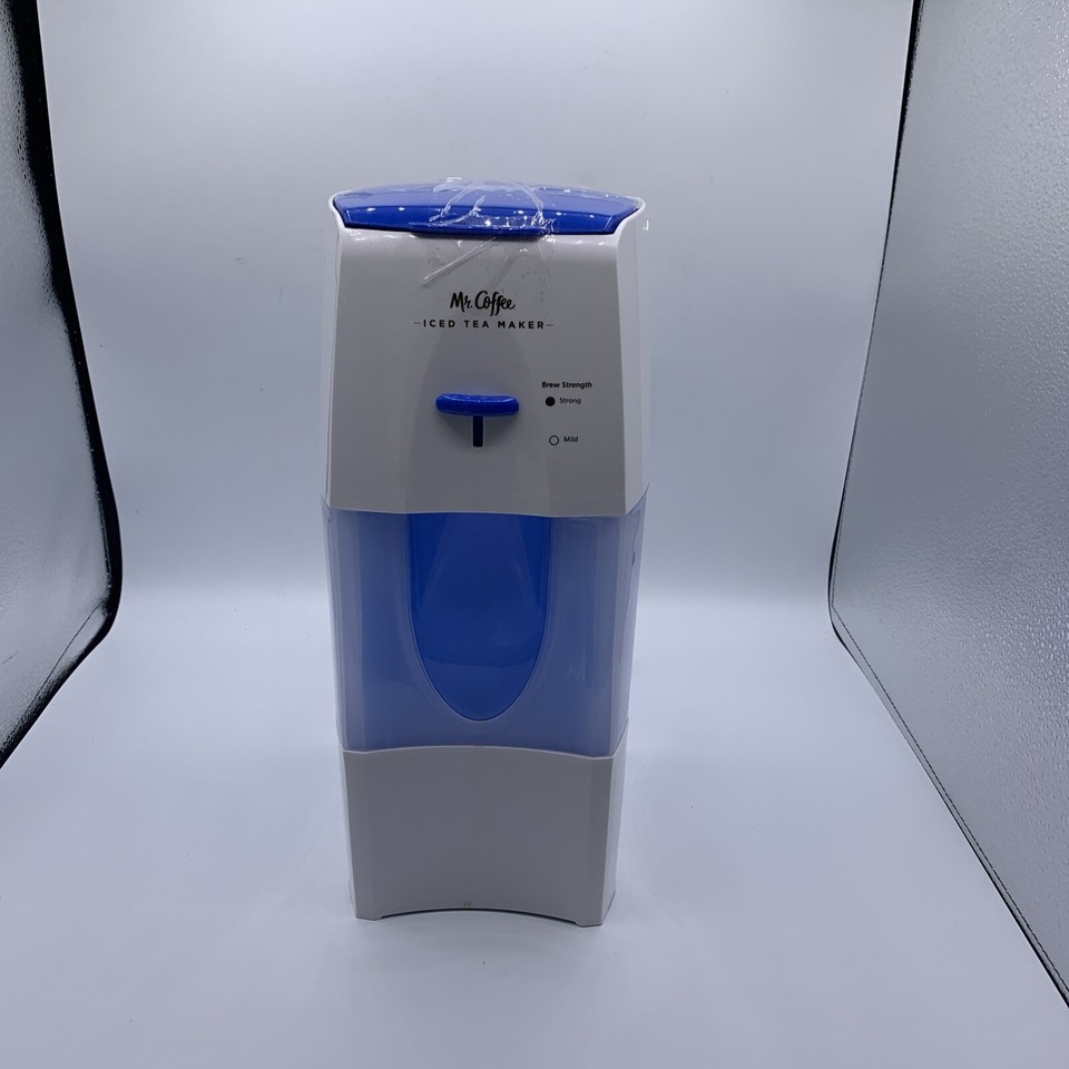 Mr. Coffee 3 Qt Iced Tea Maker With Filter Basket TM75 Blue White