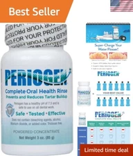 Unflavored Dental Rinse for Adults & Kids – Reduces Plaque & Tartar Buildup