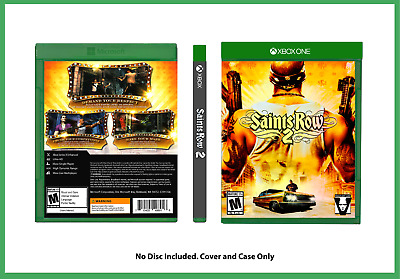 CUSTOM REPLACEMENT CASE NO DISC Saints Row 2 XBOX SEE DESCRIPTION  752919550304 