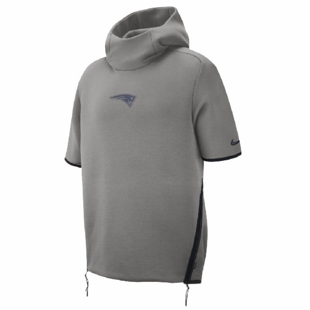 nike patriots hoodie grey