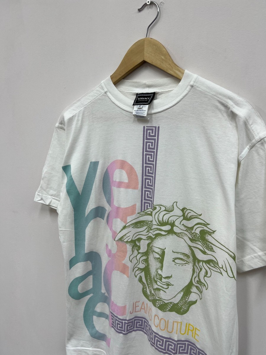 Rare Versace Jeans Couture Vintage T-Shirt Medusa Head Big