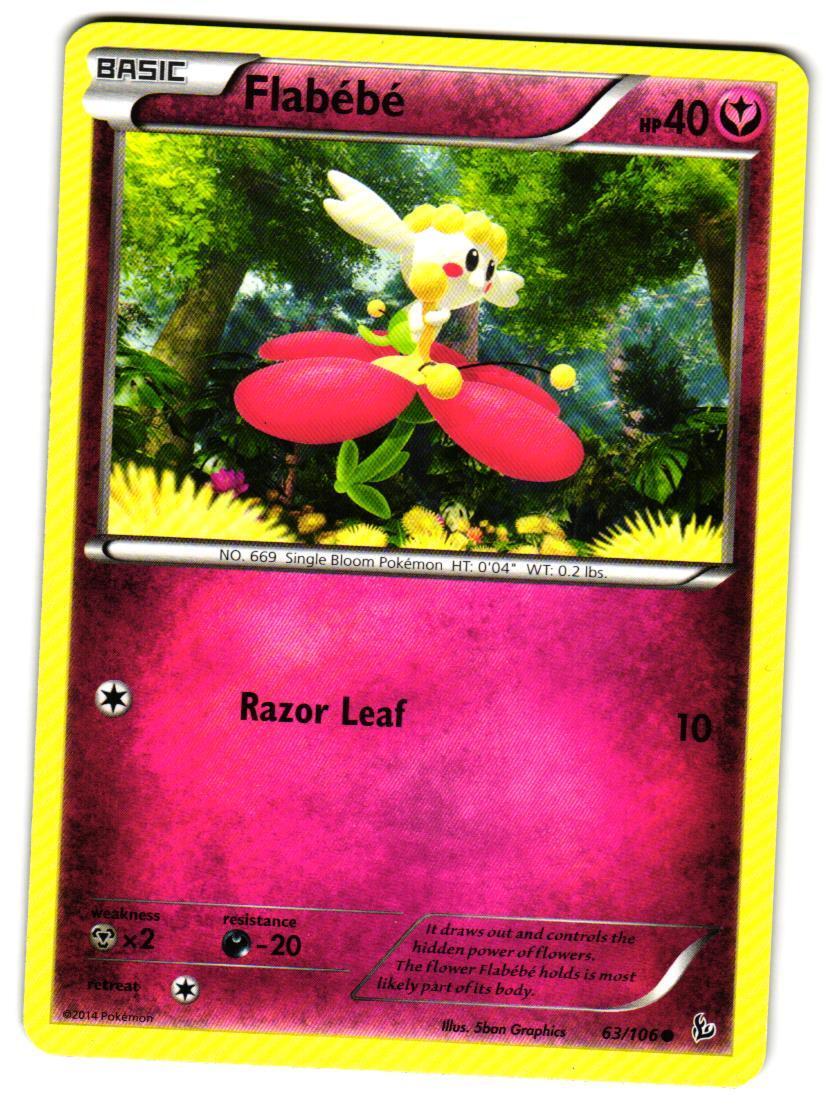 Pokemon XY: Flashfire Flabebe (63) #63/106 Common Lightly played