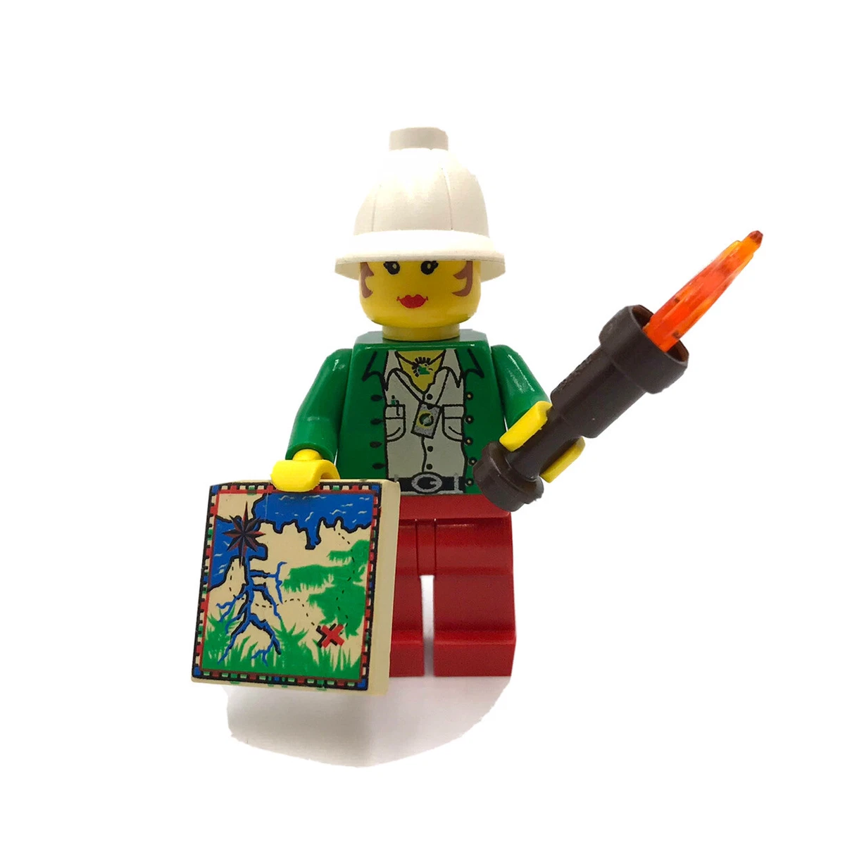 LEGO Miss Gail Storm minifigure Adventurers 5987 5986 5936 Jungle