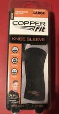 Copper Fit Freedom Copper Infused Compression Sleeves Knee Sleeve  LARGE Unisex