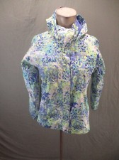The North Face HyVent Size L 14-16 Girls Full Zip Stand Collar Windbreaker 167
