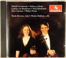 CENTUAR Lutoslawski Beethoven Hindemith BROWNE & BALDWIN (CD, 2006) CRC-2798