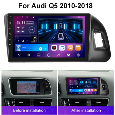 2G+64G For Audi Q5 2010-2018 Carplay GPS Navi Car Stereo Radio Android 13 9 INCH