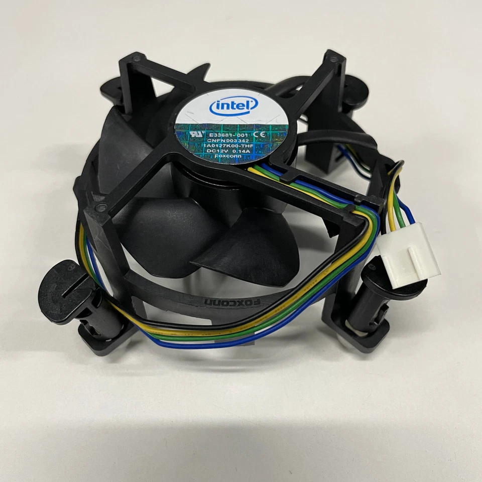 Genuine Intel E33681-001 Socket 775 CPU Fan Assembly 12V 0.14A 4-Pin Foxconn - Image 3 of 4