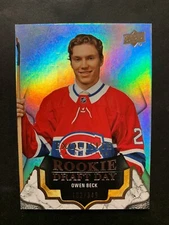 Owen Beck 2023-24 Upper Deck Exquisite Collection Rookie Draft Day /349 #RDD-OB