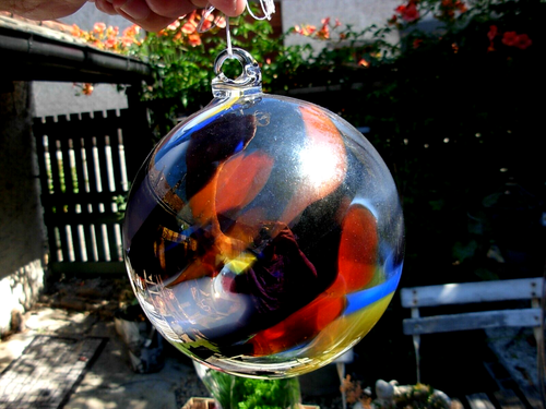 Lot De 8 Boules De Noël Anciennes – Verre Soufflé, Vintage