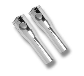 Accutronix 6'' (SMOOTH) RISERS FOR 1'' BARS, THREADED 1/2''-13 - Polished