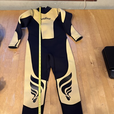 Kids Size 8 Swim/Dive Gear Vofiw Wetsuit Full Body Black/yellow