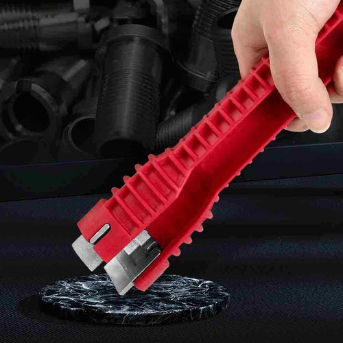 Instalador de grifo y fregadero multiherramienta llave de tubo para fontaneros propietarios bonita - Imagen 9 de 15