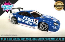Kyosho Mini-Z Toyota Supra "ESSO ULTRAFLO" GT500 Body RC Decal Stickers R/C