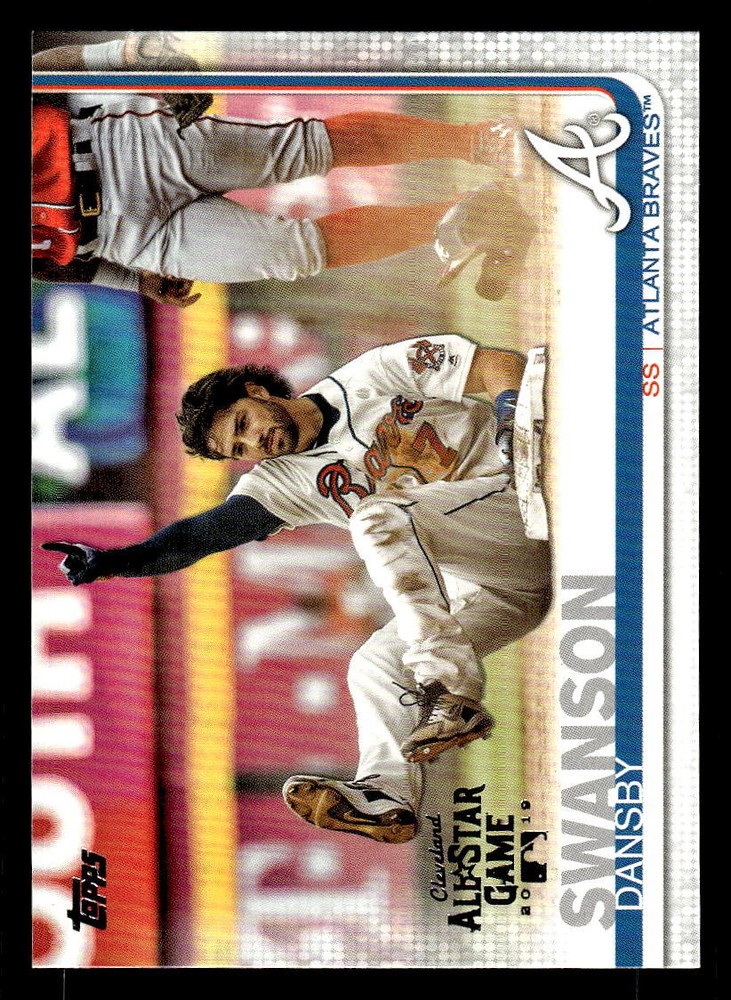 2019 Topps #191 Dansby Swanson All-Star Game Foil Stamp Extra 35% Off 4+