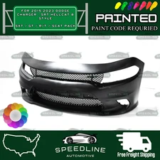 Custom Paint - Dodge Charger 16-23 Front Bumper Conversion Kit Hellcat SRT Style