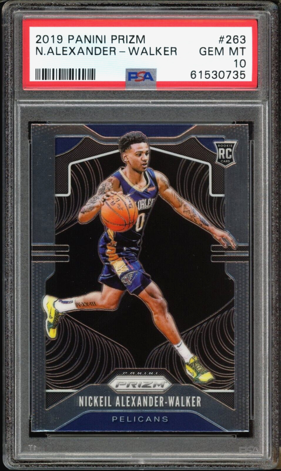 2019-20 Panini Prizm #263 Nickeil Alexander Walker Rookie Card PSA 10 Gem MT RC