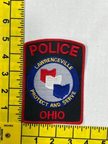 Police Lawrenceville Ohio Protect and Serve Shoulder Patch - Picture 1 of 1