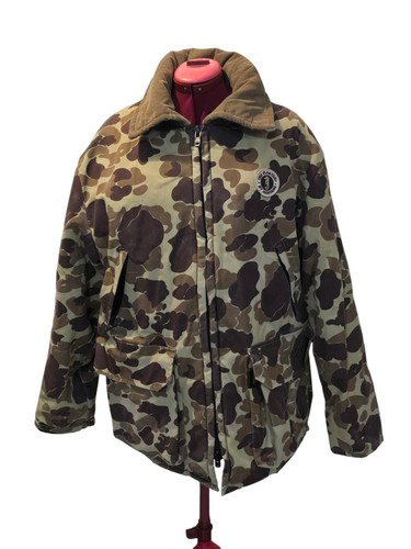 FLOATER MUSTANG Buoyant Camouflage Outerwear JACKET ** 90's CANADA MC1103 - XL