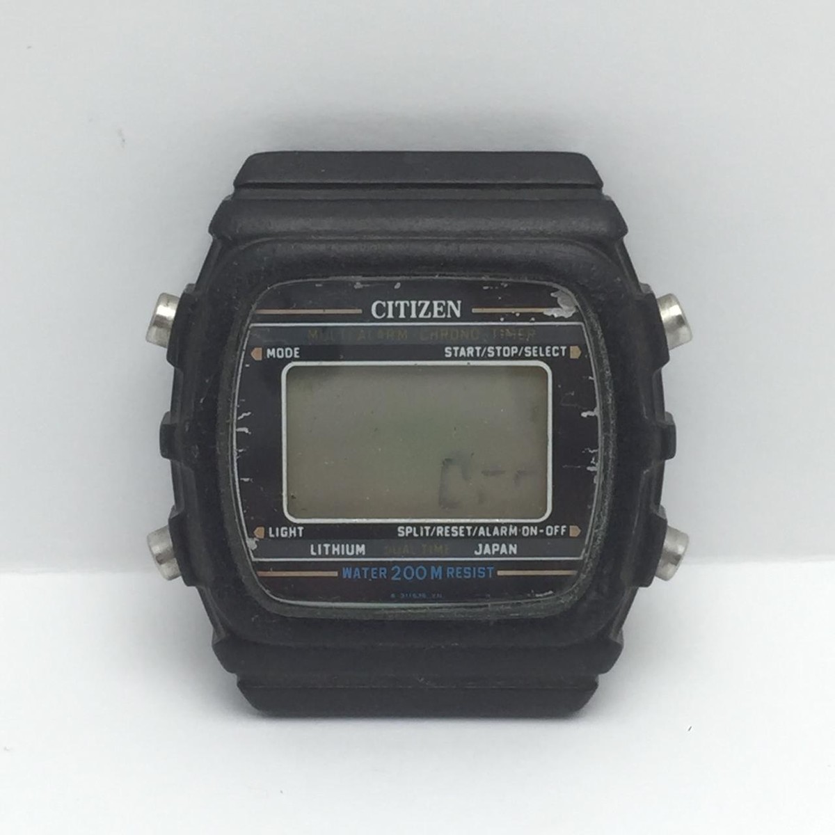 Citizen DQ-7015 Multi Alarm Digital Vintage Watch For Parts | eBay