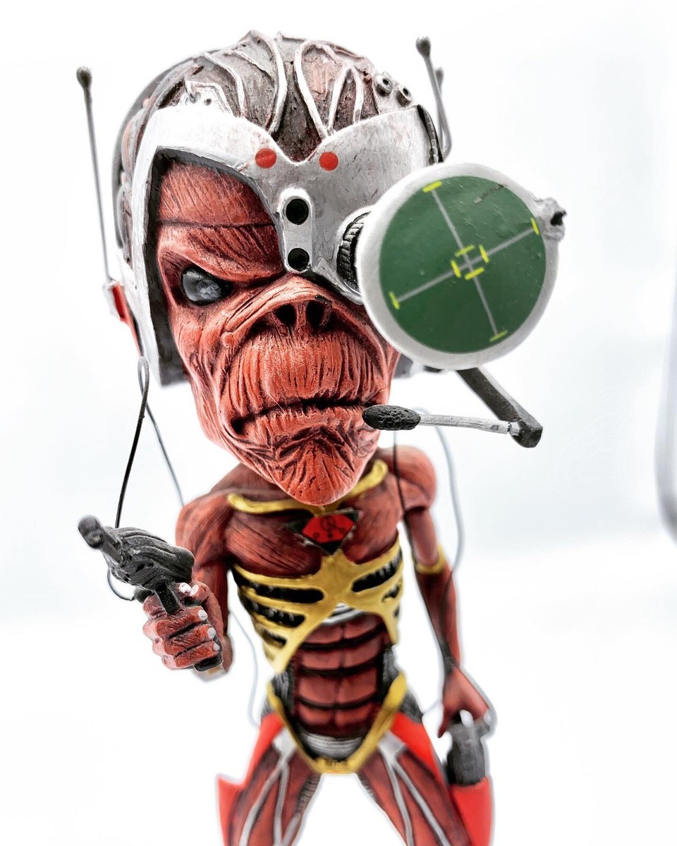 洋楽 IRON MAIDEN / Eddie Head Iron Maiden Eddie The Trooper Head Trinket Box 18cm Box Set