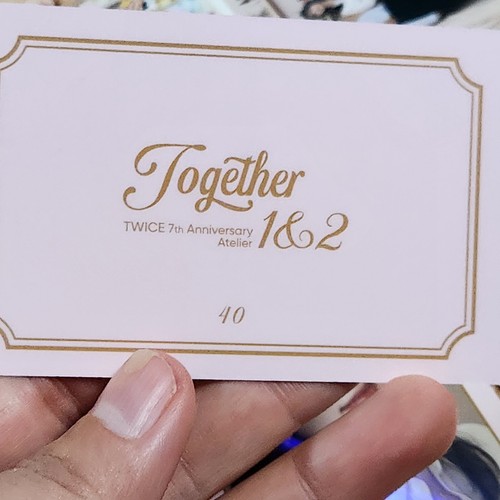 TWICE 7th Anniversary Together 1&2 Popup store official Trading photocard POB - Picture 98 of 117