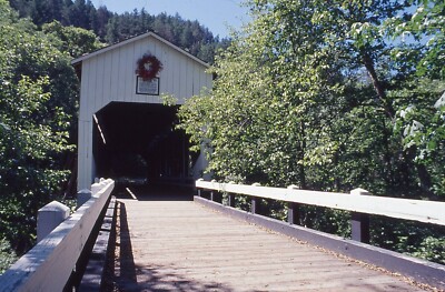 35 MM Color Slides Pro Photo Architecture  Covered Bridge 1994 #06