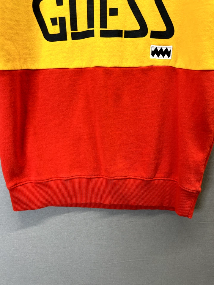 Guess Men Red Sweat Shirt Crew J Balvin Vibras Pullover Crew Neck Large - Image 2 of 4