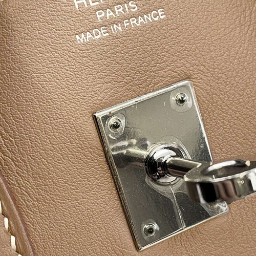 HERMES Birkin Size 25 Swift Leather Etoupe - Picture 13 of 15