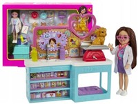 Barbie Chelsea Vet Doll Set With A Dog HGT12 Mattel