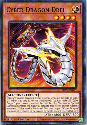 yugioh all cyber dragon cards YuGiOh Cyber Dragon Revolution Structure Deck Cyber Dragon Drei SDCR-EN002