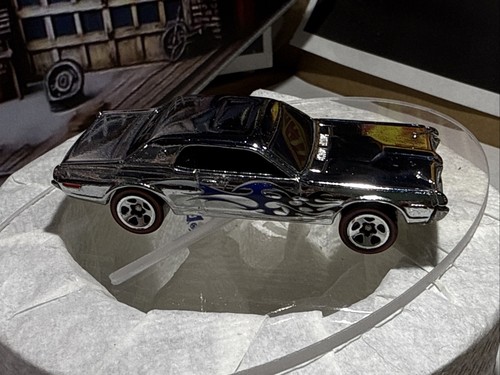 Hot Wheels Classics Serie 1 1968 Mercury Cougar Cromato con Fiamme #7/25 2004 - Foto 2 di 10