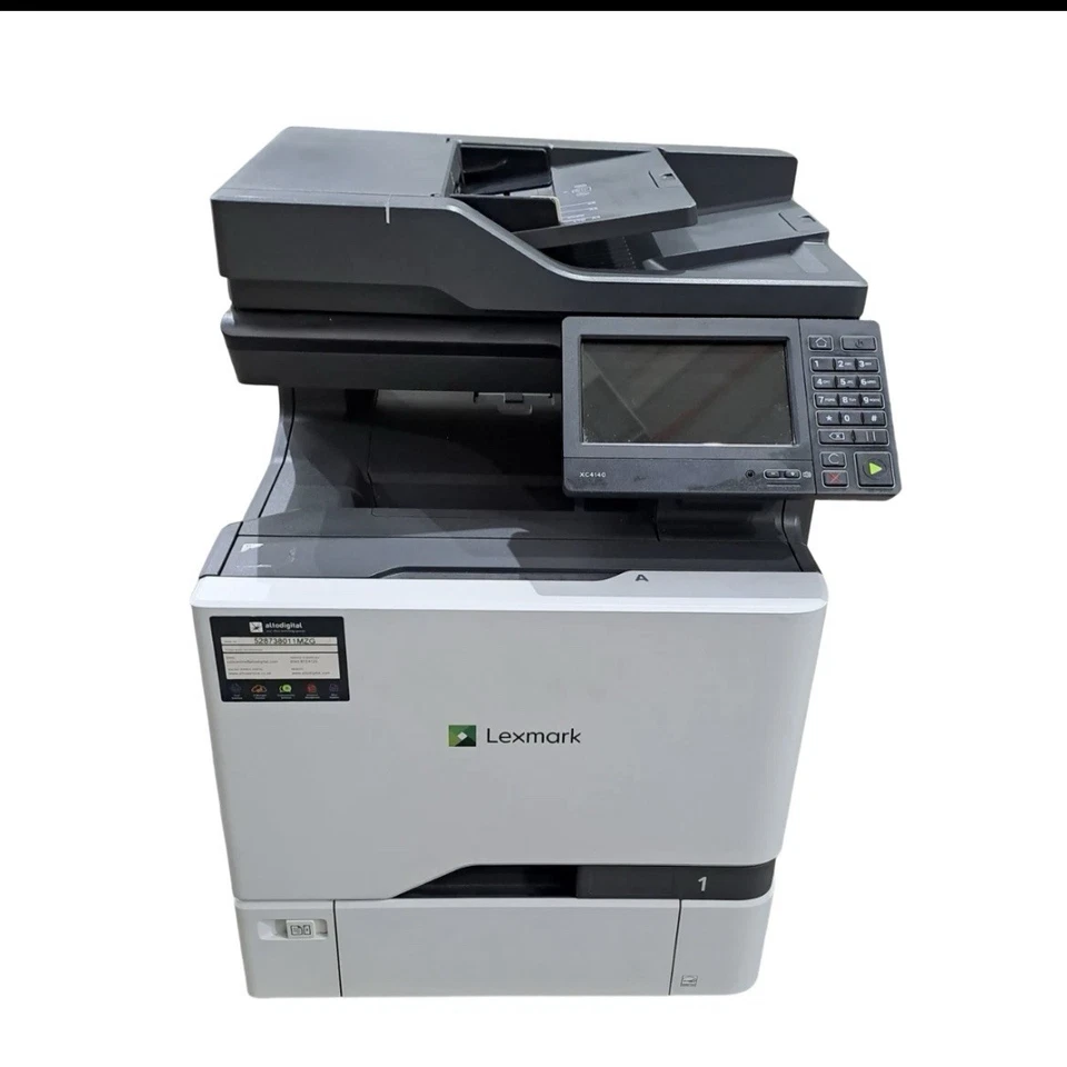 Lexmark XC4140 Colour A4 Printer High Toner Level Up To 90%, Low Count, - Image 2 of 4