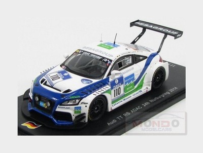 1:43 Spark Audi Tt Rs #110 Adac 24H Nurburgring 2014 F.Kovac M.Tschornia SG142 M