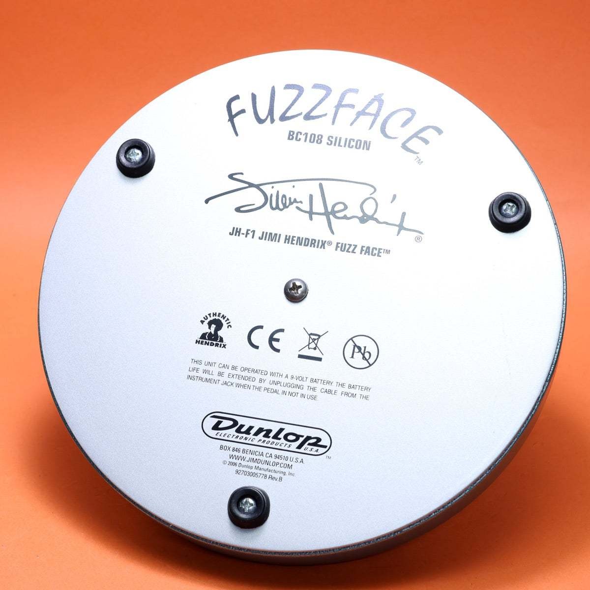 JIM Dunlop JHF1 Jimi Hendrix Fuzz Face Used Fuzz | eBay