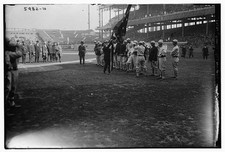 Photo:New York Polo Grounds Giants Flag Ceremony Opening Day 1923 Baseball