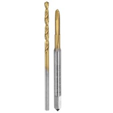 2-56 UNC Spiral Point Thread Tap Bit Set 1.8mm Twist Drill Bit for Repairing