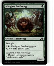 MTG Ikoria: Lair of Behemoths Card IKO 143/274 Almighty Brushwagg