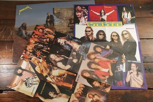 METALLICA Guns N Roses BON JOVI +More Rock Magazine Clippings 80's-90's BATCH 13