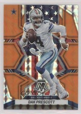 2022 Panini Mosaic National Pride Reactive Orange Prizm Dak Prescott #258 0jk3