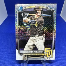 2025 Bowman Draft #BDC-190 Ryan Wideman Chrome Mojo Refractor