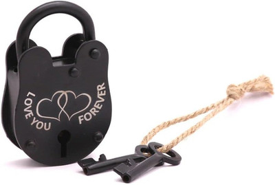 Valentines Day Gifts for Him/Her Vintage Love Lock Couples Heart W Skelton Keys,