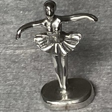 Figurina Ballerina Firmata MARCHETTI SECONDO Argento Vintage
