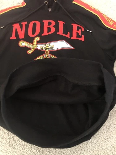 Noble Shrine Fraternity Pullover Hoodie Noble Shriner Masonic Hoodie Size Medium image 6