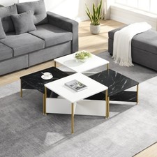 Coffee table Medieval modern nested coffee table set - 4-piece table set