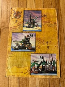 Lego Pirates Forbidden Island (6270) Instruction Booklet Only