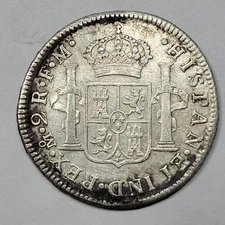 1773 Mo Mexico Silver 2 Reales Carolus III Nice Type Circulated See pics *M146