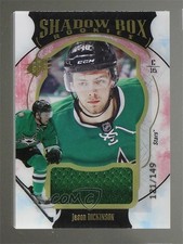 2016-17 SPx Shadow Box Rookies Red Material 121/149 Jason Dickinson #62 5x8