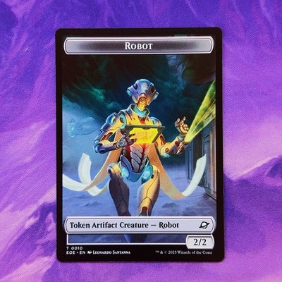 Roboter Token EOE 0010 2/2 Commander MTG Edge Of Eternities Artefakt Kreatur
