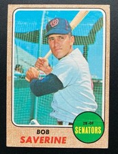 1968 Topps #149 Bob Saverine Washington Senators VG